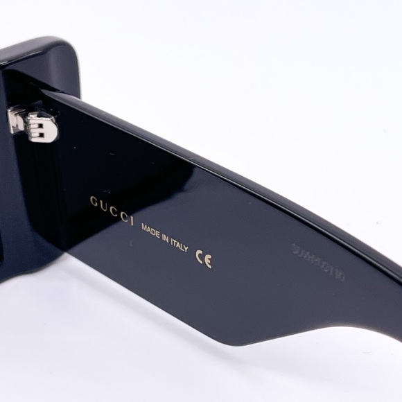 NEW GUCCI GG0543S 001 UNISEX SUNGLASSES GUCCI GG0543S BLACK OVERSIZE EYEWEAR - Picture 14 of 16